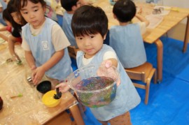 寒天あそび